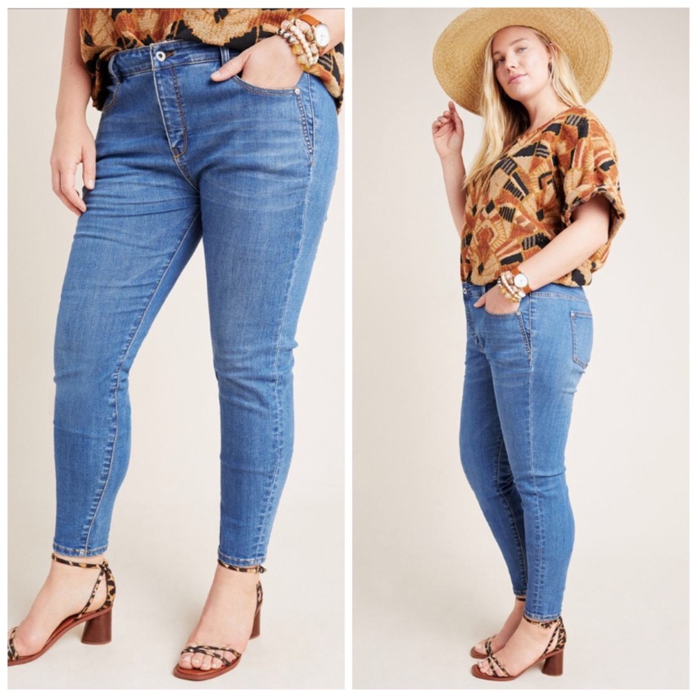 Anthropologie Pilcro High Rise Denim Ankle Jeans NEW